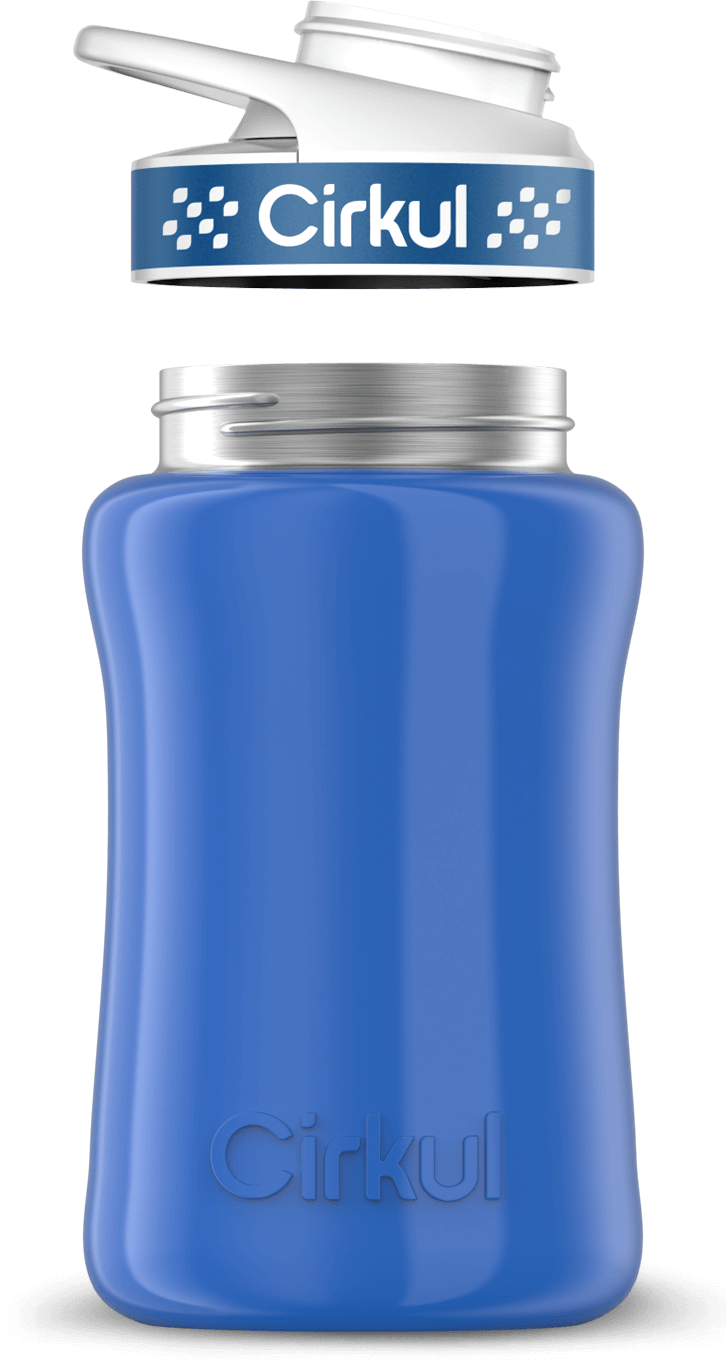 Add-on: 12oz. Stainless Steel Bottle & Comfort Grip Lid - Image 4