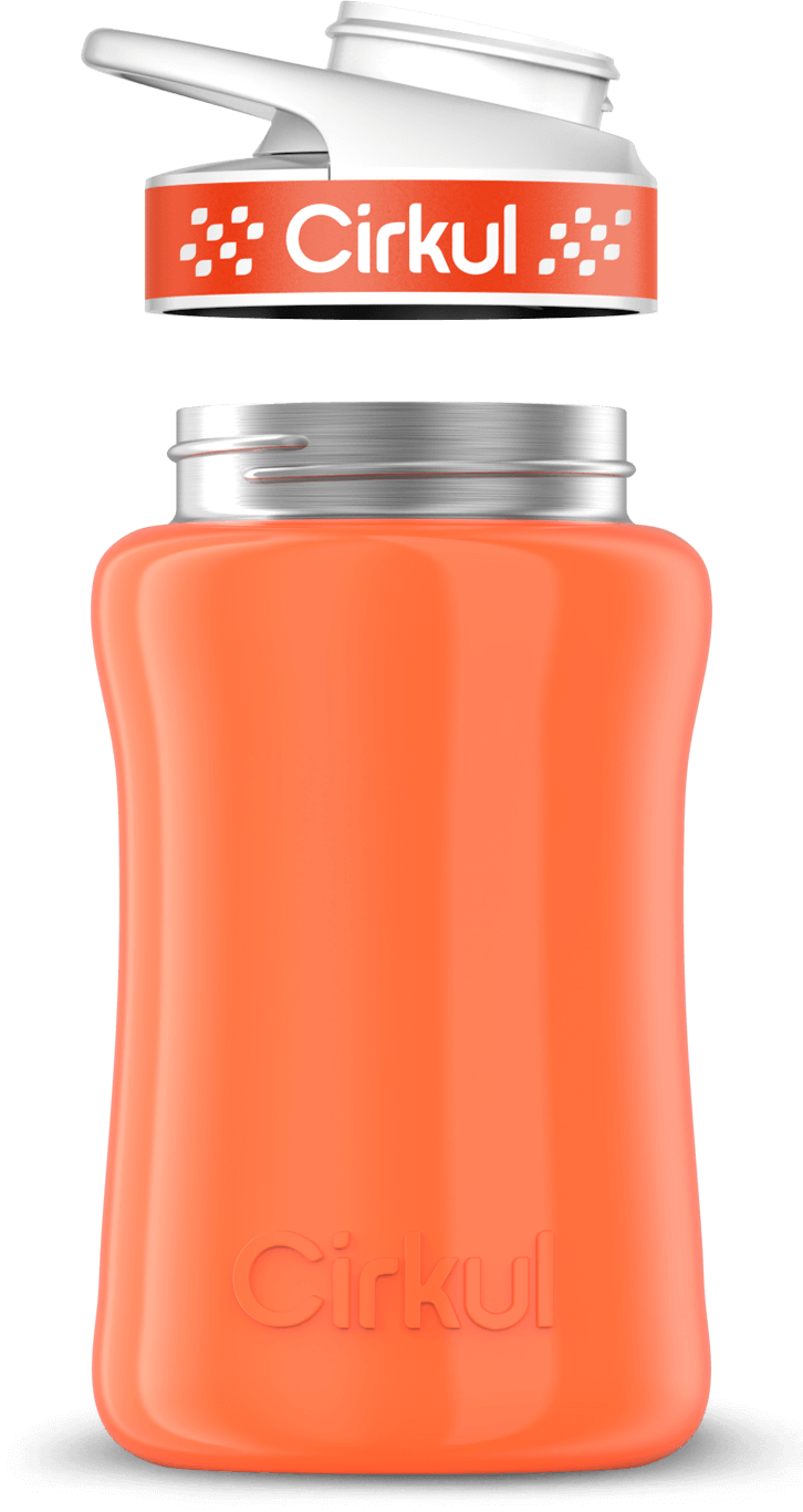 Add-on: 12oz. Stainless Steel Bottle & Comfort Grip Lid - Image 5