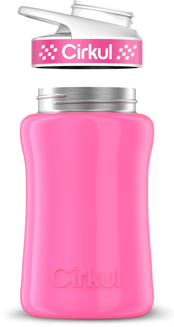 Add-on: 12oz. Stainless Steel Bottle & Comfort Grip Lid - Image 6