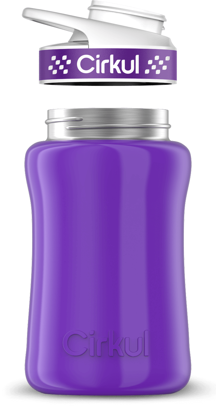 Add-on: 12oz. Stainless Steel Bottle & Comfort Grip Lid - Image 7