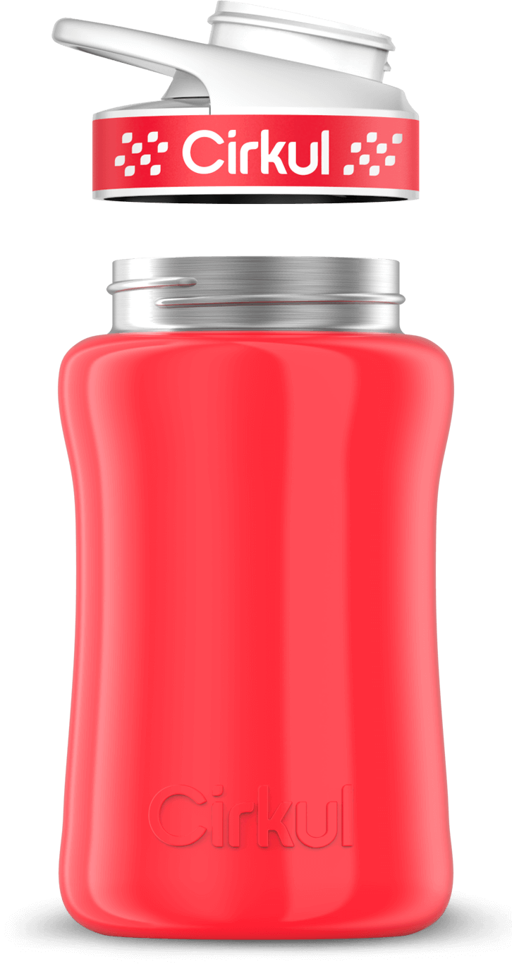 Add-on: 12oz. Stainless Steel Bottle & Comfort Grip Lid - Image 8