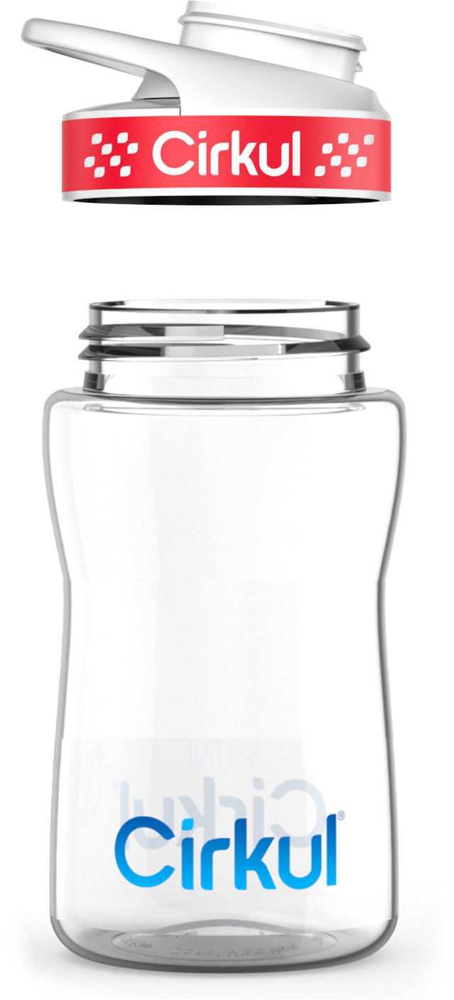 Add-on: 12oz. Plastic Bottle & Comfort Grip Lid - Image 2